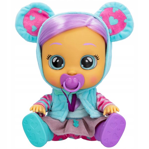 Das interaktive Weinbett Cry Babies Dressy Lala mit abnehmbarer Kleidung