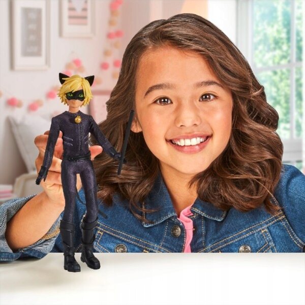 Miraculous Cat Noir Adrien Bambola 26 cm Supereroe con articolazioni mobili