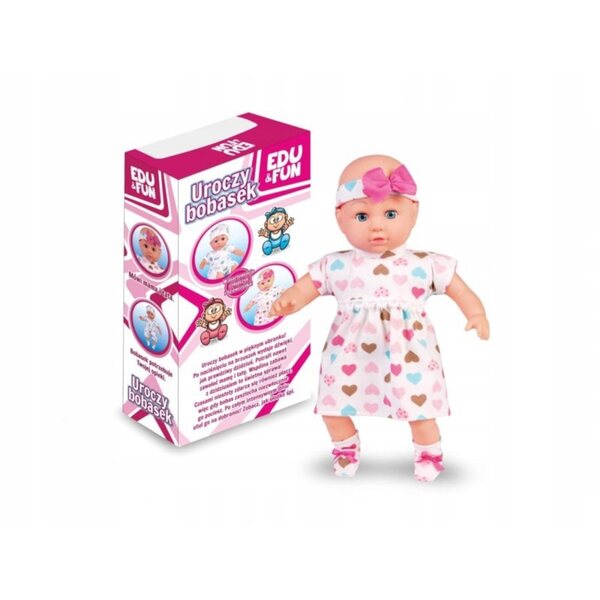 Bobasek Edu&Fun Artyk-Puppe mit Geräuschen für Kinder ab 3 Jahren, CE EN71