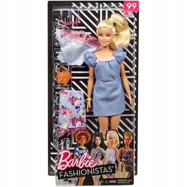 LALKA BARBIE FASHIONISTAS +2 KREACJE NR99 FRY79