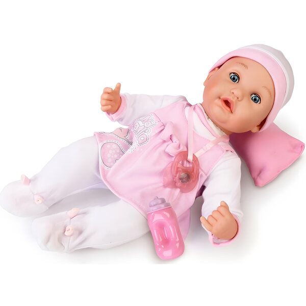 Bambola Baby Interattiva 40 cm con Suoni e Accessori per Bambine 3+ Anni