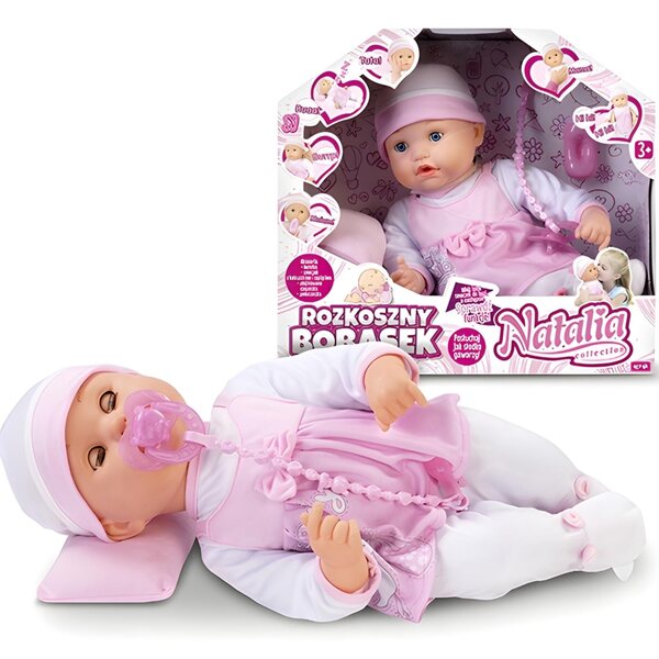 Bambola Baby Interattiva 40 cm con Suoni e Accessori per Bambine 3+ Anni