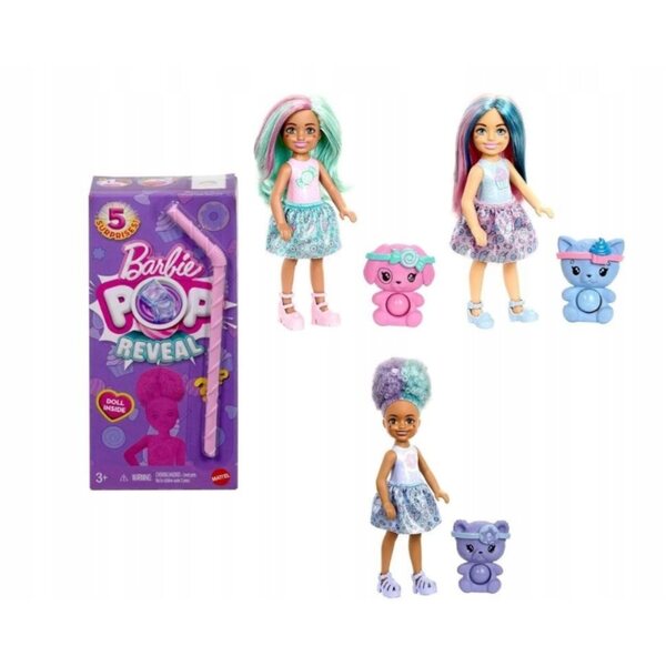 Barbie Pop Reveal Serie 5 Ciasteczkowa – Tolles Spielzeug für Kinder ab 3 Jahren