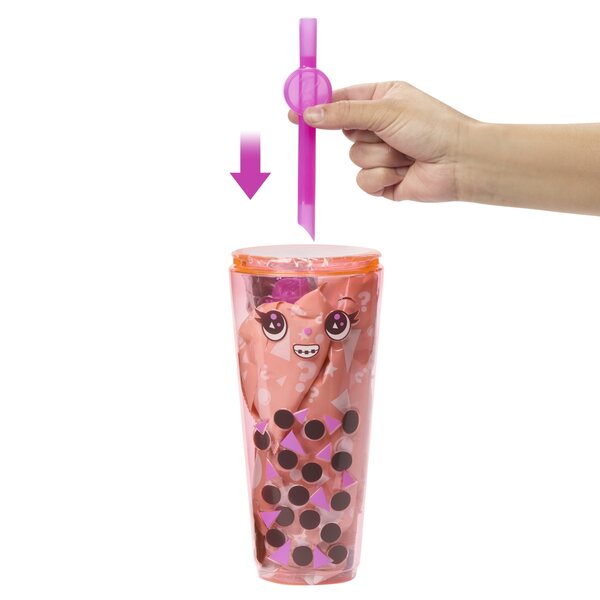 Barbie Pop Reveal Mango Bubble Tea – Modepuppe mit 8 Überraschungen und Parfüm