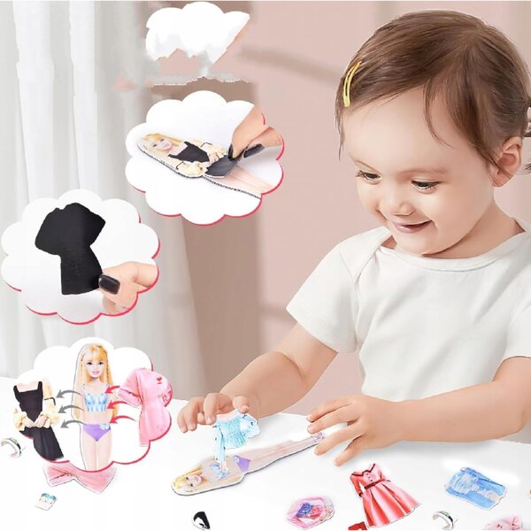 Bambole magnetiche da vestire per bambini 3+ - Set MagDressy