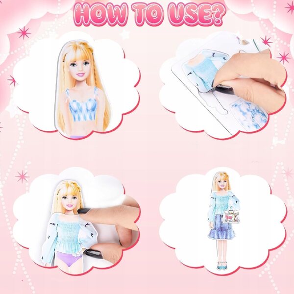 Bambole magnetiche da vestire per bambini 3+ - Set MagDressy
