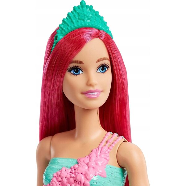 Barbie Dreamtopia Prinzessin mit rosa Haaren und Traumkleid für Kinder ab 3 Jahren