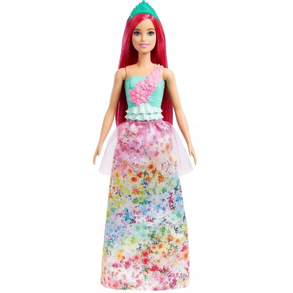 Barbie Dreamtopia Prinzessin mit rosa Haaren und Traumkleid für Kinder ab 3 Jahren