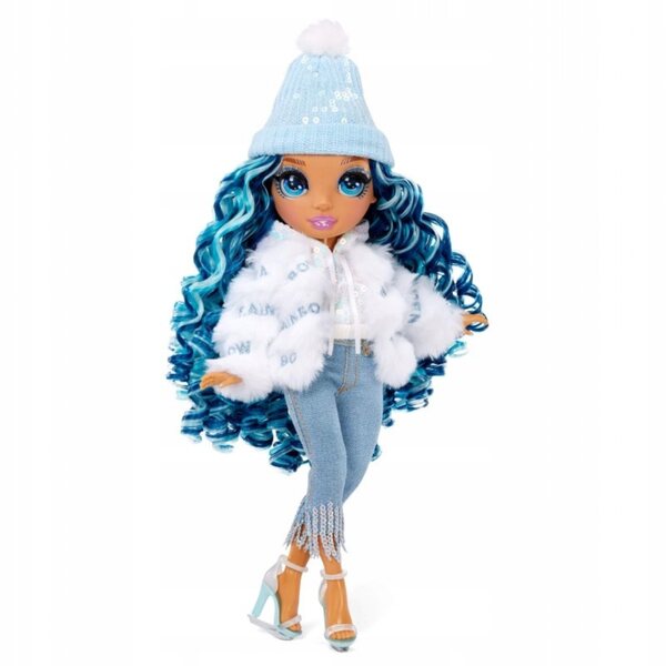 Bambola Rainbow High Skyler Bradshaw Winter Break con abito invernale e accessori