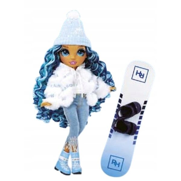 Bambola Rainbow High Skyler Bradshaw Winter Break con abito invernale e accessori