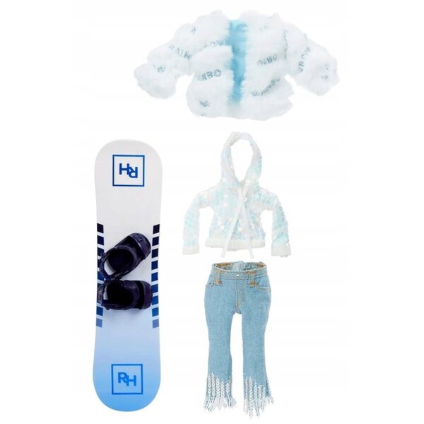 Bambola Rainbow High Skyler Bradshaw Winter Break con abito invernale e accessori