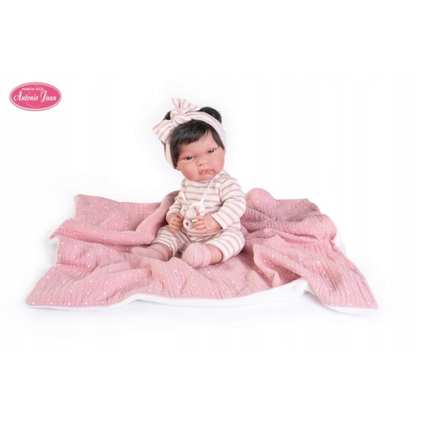 Bambola Antonio Juan Baby Toneta 33 cm con Accessori e Copertina Originale Spagna