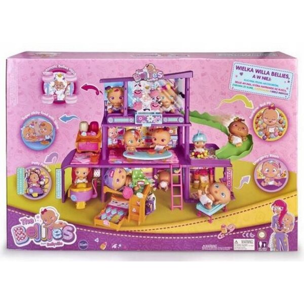 Willa Bellies - Grande set casa interattiva con 7 stanze e accessori