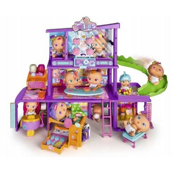 Willa Bellies - Grande set casa interattiva con 7 stanze e accessori