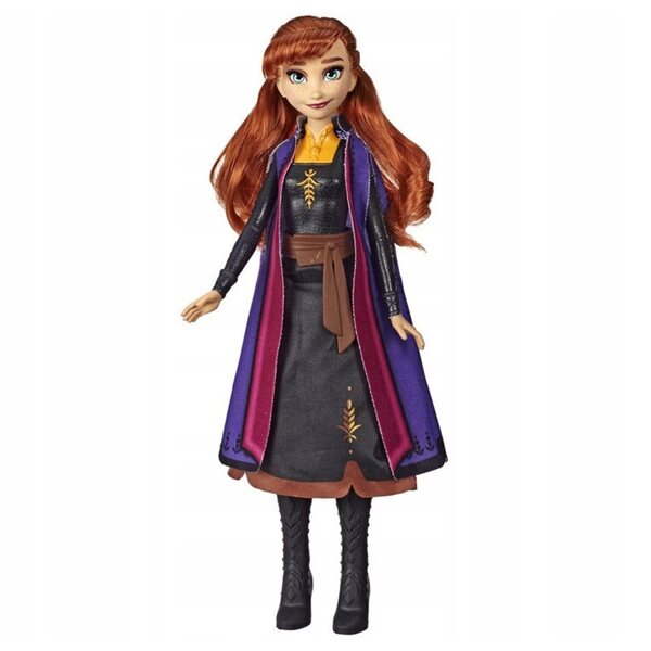 Bambola Hasbro Anna Frozen 2 con Vestito Magico Illuminato e Effetti Luminosi