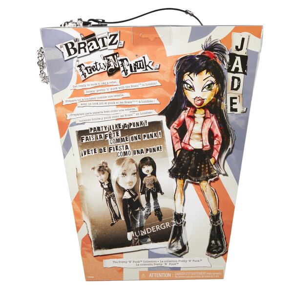 Bratz Pretty 'N' Punk Jade – Modepuppe mit 2 Outfits und komplettem Zubehör
