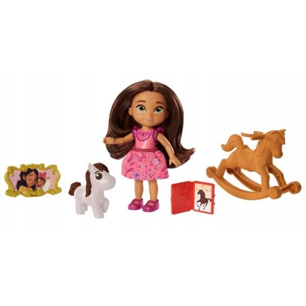 Bambola Mustang Spirit of Freedom Spirit 10 cm con Accessori, Gioco per Bambini 3+