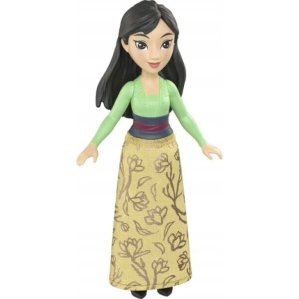 Bambola Disney Princess Mulan con gonna scintillante - Mattel 9 cm