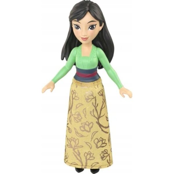 Bambola Disney Princess Mulan con gonna scintillante - Mattel 9 cm