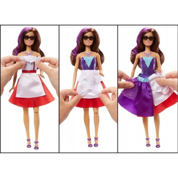 Barbie Tajna Agentka Teresa 2 in 1 mit Zubehör und Sonderfunktionen 33 cm