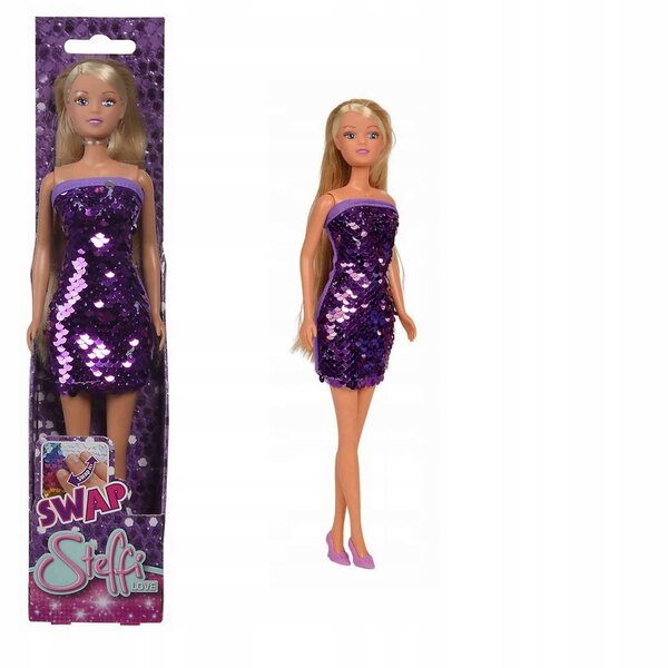 Bambola Steffi Love con Vestito a Paillettes che Cambia Colore - Simba