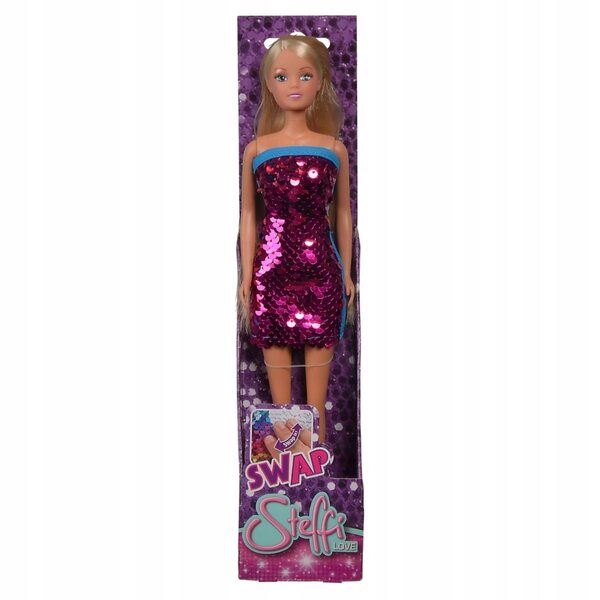 Bambola Steffi Love con Vestito a Paillettes che Cambia Colore - Simba