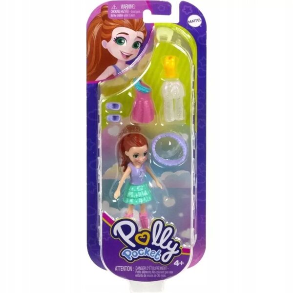Mattel Polly Pocket Fashion 1 Unicorn - Bambola Moda per Bambini da 4+