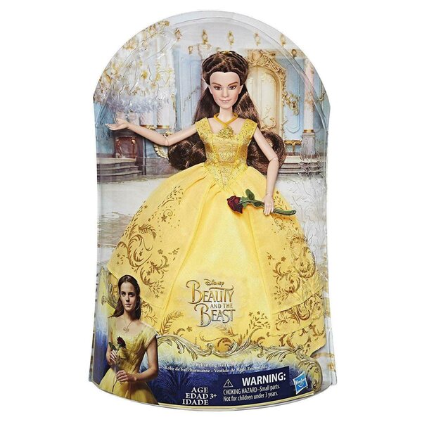 Bambola Disney Principessa Belle Hasbro 29 cm con Abito Deluxe e Accessori