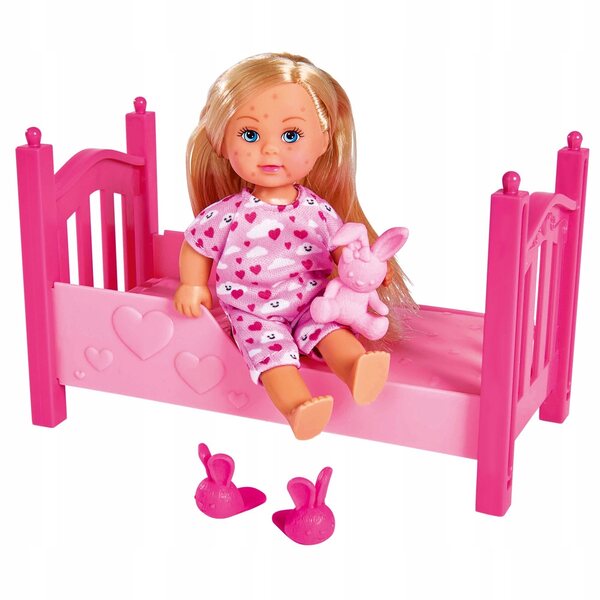Simba Doll Evi Healthy Bambola 12 cm con Accessori Medici per Bambini