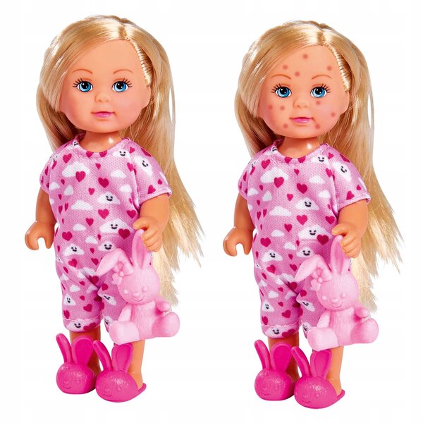 Simba Doll Evi Healthy Bambola 12 cm con Accessori Medici per Bambini