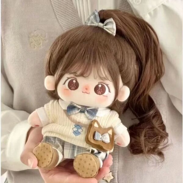 Kawaii Anime-Marionette aus Baumwolle, 20 cm, anpassbar – weich und für Kinder geeignet