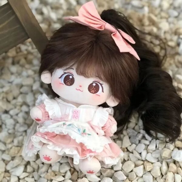 Kawaii Anime-Marionette aus Baumwolle, 20 cm, anpassbar – weich und für Kinder geeignet