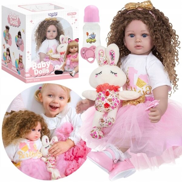 Bambola spagnola interattiva Raquel 57 cm - Giocattolo Woopie realistico