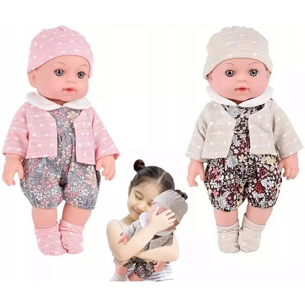 Bambolina parlante interattiva da 30 cm - giocattolo sonoro per bambini 3+