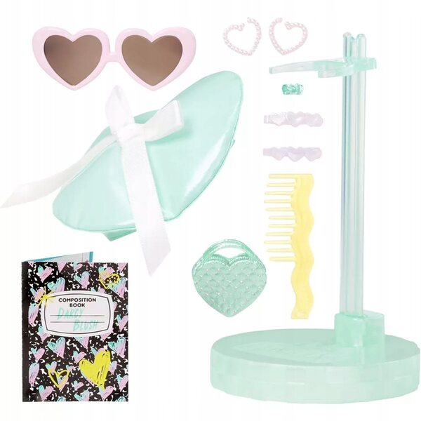 L.O.L. Surprise Dolls Tweens Darcy Blush mit 15 Zubehörteilen und Ständer
