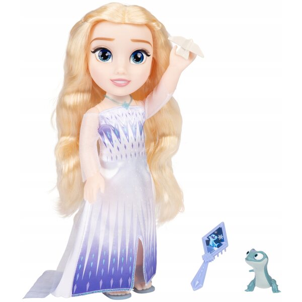 Elsa Disney Princess Cantane 35 cm große Puppe mit Zubehör und Bruni-Freunden
