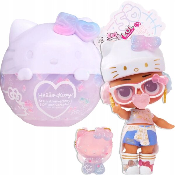 LOL Surprise Hello Kitty Crystal Cutie Die Mini-Ball-Überraschungspuppe