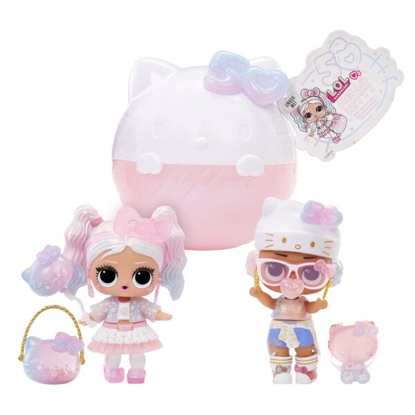 LOL Surprise Hello Kitty Crystal Cutie Die Mini-Ball-Überraschungspuppe