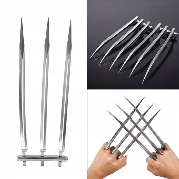 Beständiger Kunststoff Pazuri für Wolverine und Wolf Cosplay 26 cm