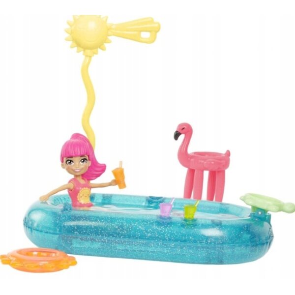 Set Sportivo Polly Pocket - piscina e basket per bambini 4+