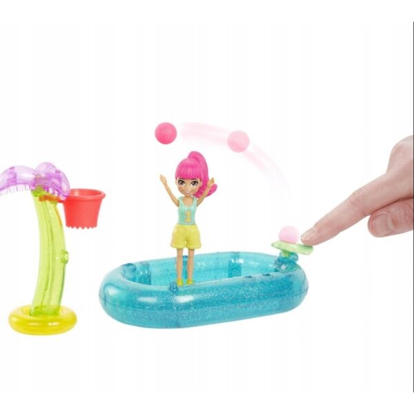 Set Sportivo Polly Pocket - piscina e basket per bambini 4+