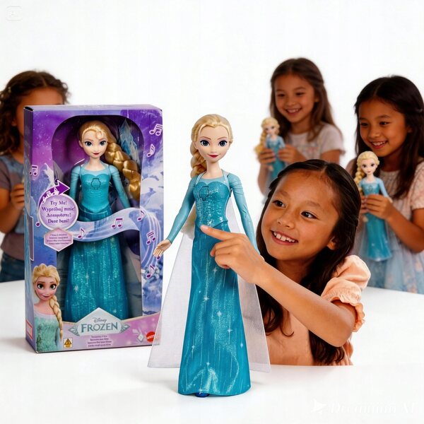 Bambola Elsa Disney Frozen Kraina Lodu cantante con effetti sonori per bambini 3+