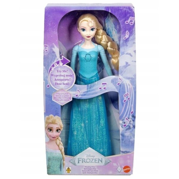 Bambola Elsa Disney Frozen Kraina Lodu cantante con effetti sonori per bambini 3+