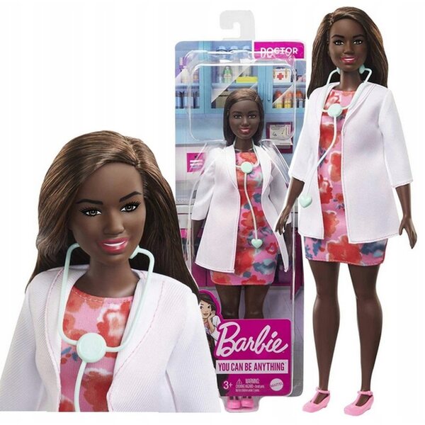 Barbie Doctor Mattel Karrierepuppe mit Stethoskop und Originalzubehör