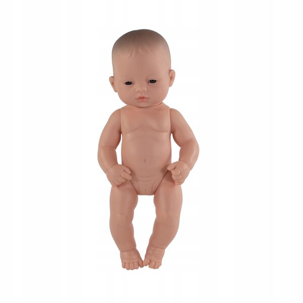 Lalke pädagogisches Miniland Asiatisches Mädchen 32 cm aus Vinyl für Kinder ab 10 Monaten