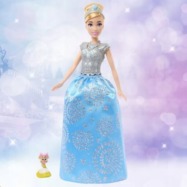 Disney Cinderella Fashion Surprise Puppe mit 12 Modeaccessoires