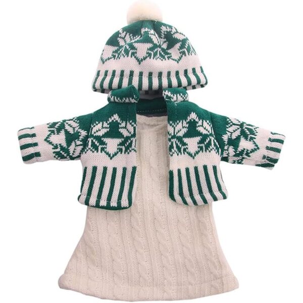 Set vestiti invernali per bambole americane 18 pollici: maglione, cappotto, accessori