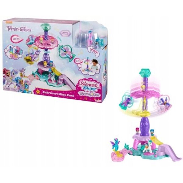 Shimmer e Shine Fisher-Price Unicorn Playground 48 cm con Figure e Accessori