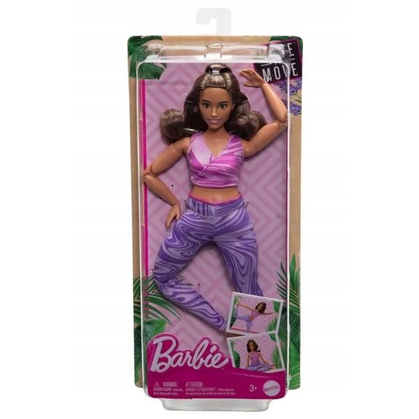 Barbie Made to Move Yoga mit 22 Artikulationspunkten für natürliche Posen