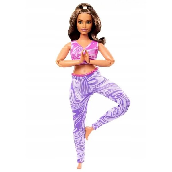 Barbie Made to Move Yoga mit 22 Artikulationspunkten für natürliche Posen